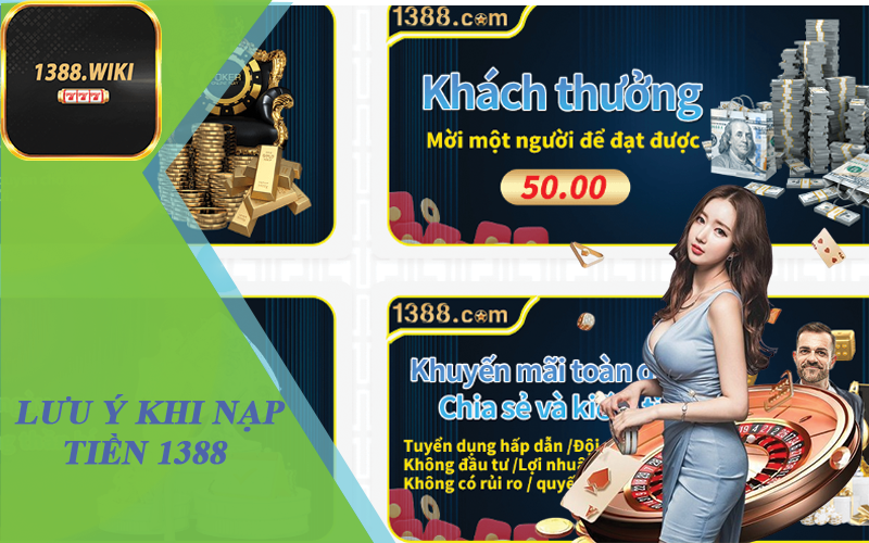 Lưu Ý Khi Nạp Tiền 1388